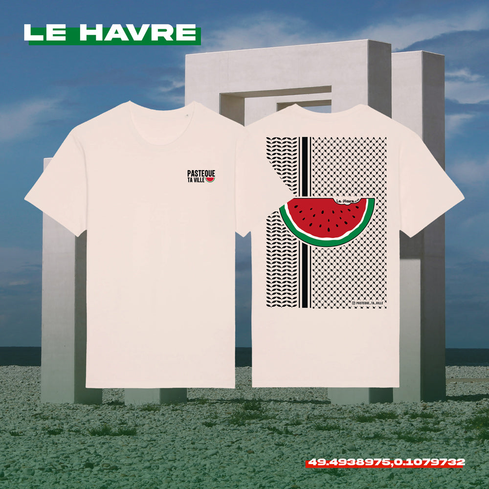 T-shirt Le Havre - toujours et exclusivement disponible à la friperie « archi cool » au Havre ✊🍉
