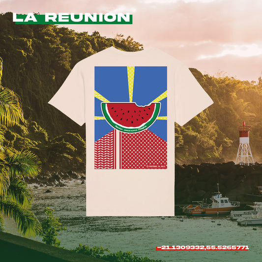 T-shirt La Réunion - également disponible à la librairie Alif Shop, à Saint-Denis (La Réunion)