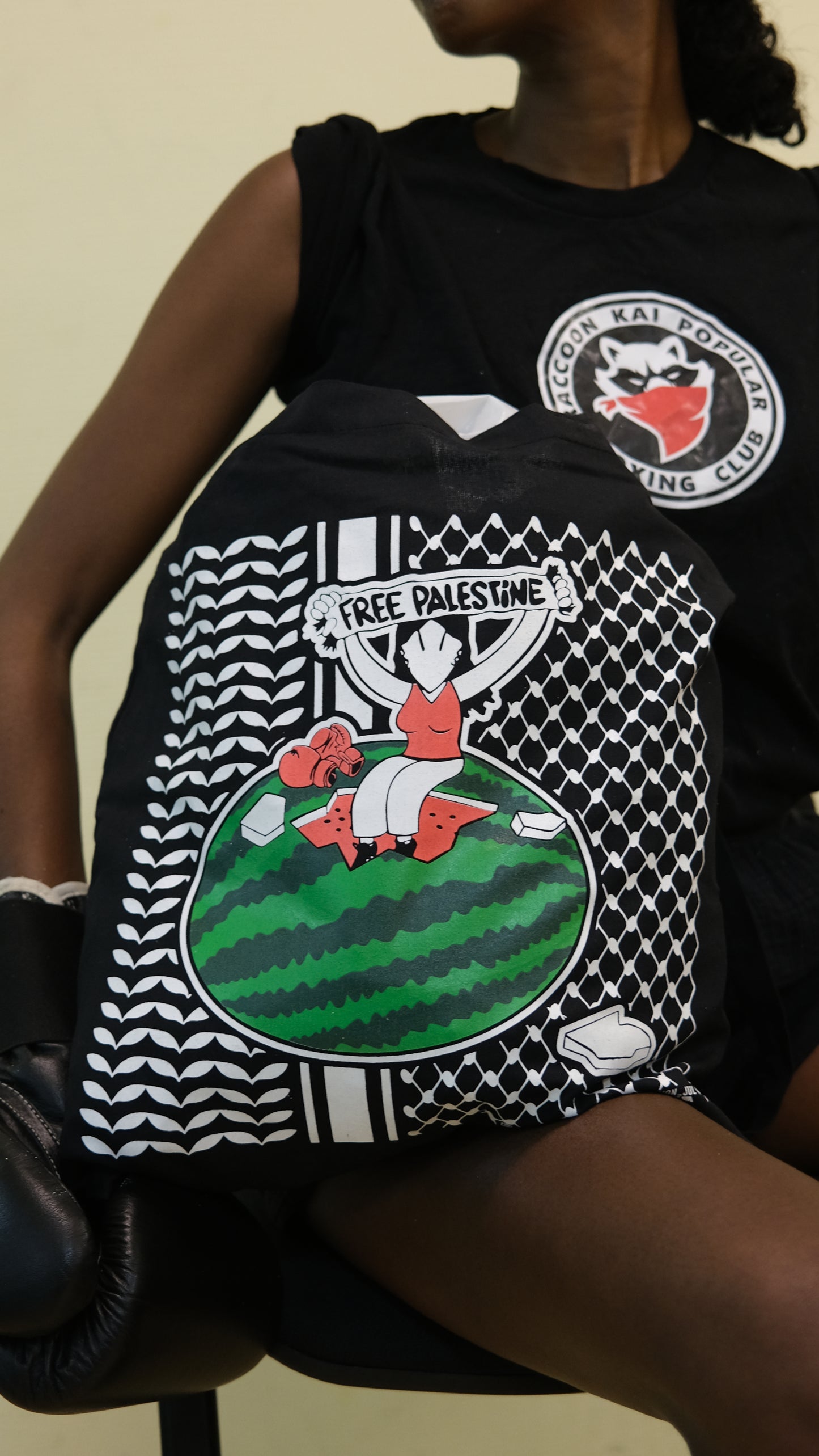 Collab' Génération Jul 👽 X Pastèque Ta Ville 🍉✊ - for Gaza Boxing Women