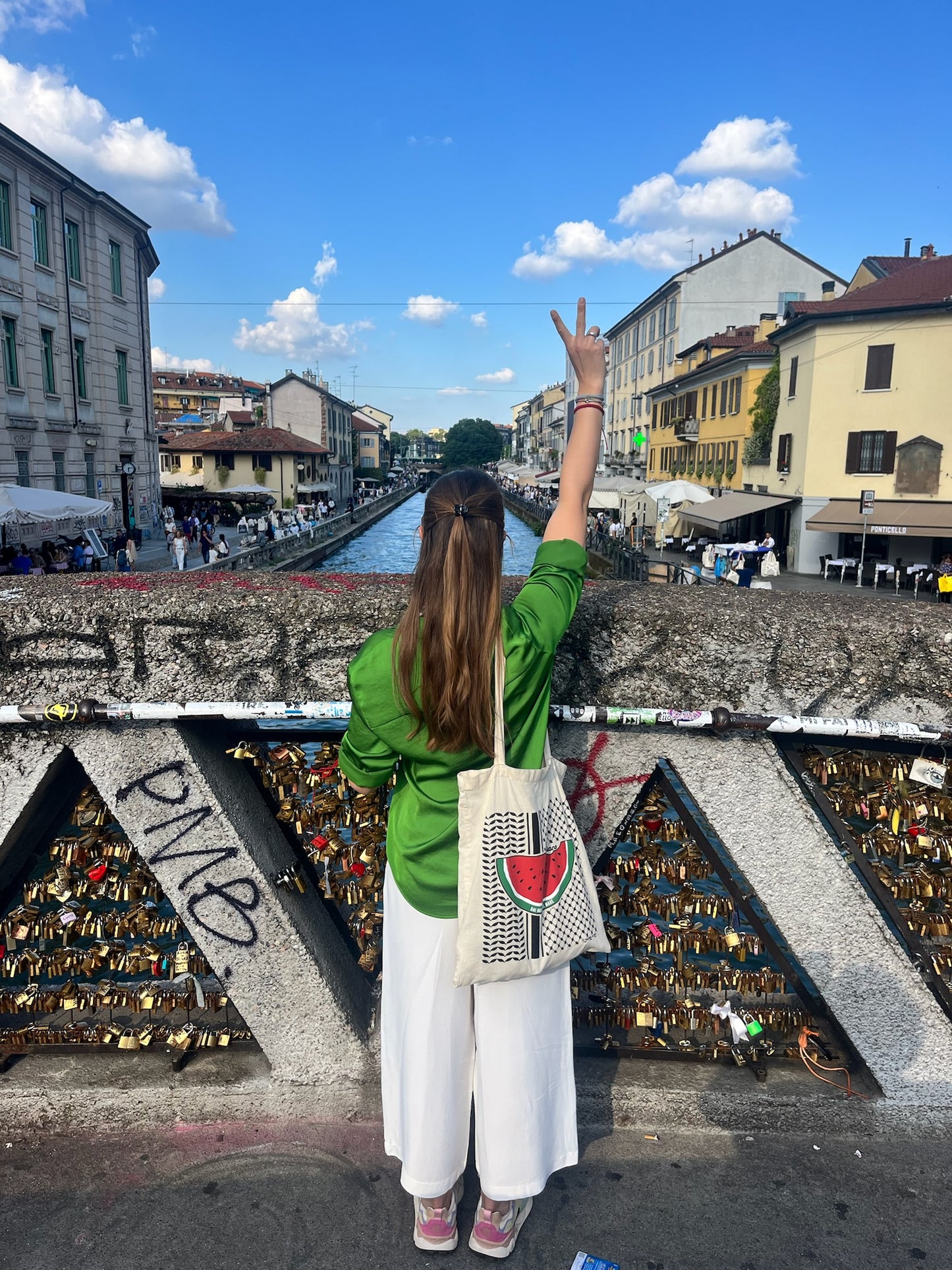 tote-bag écru édition Milano