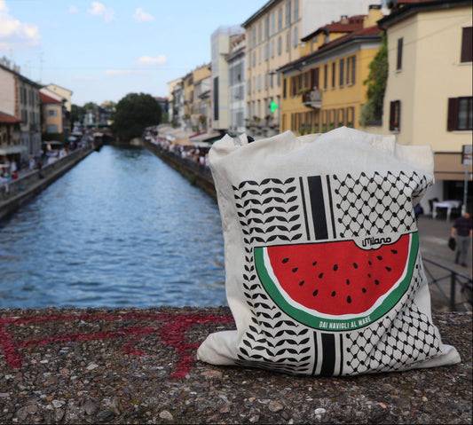 tote-bag écru édition Milano