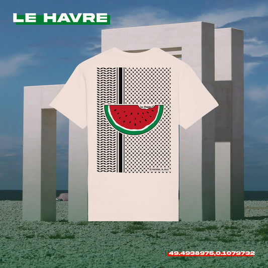 T-shirt Le Havre - toujours et exclusivement disponible à la friperie « archi cool » au Havre ✊🍉