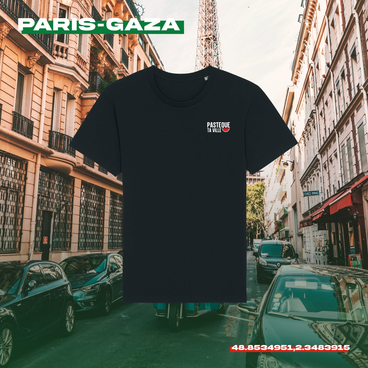 T-shirt Paris-Gaza