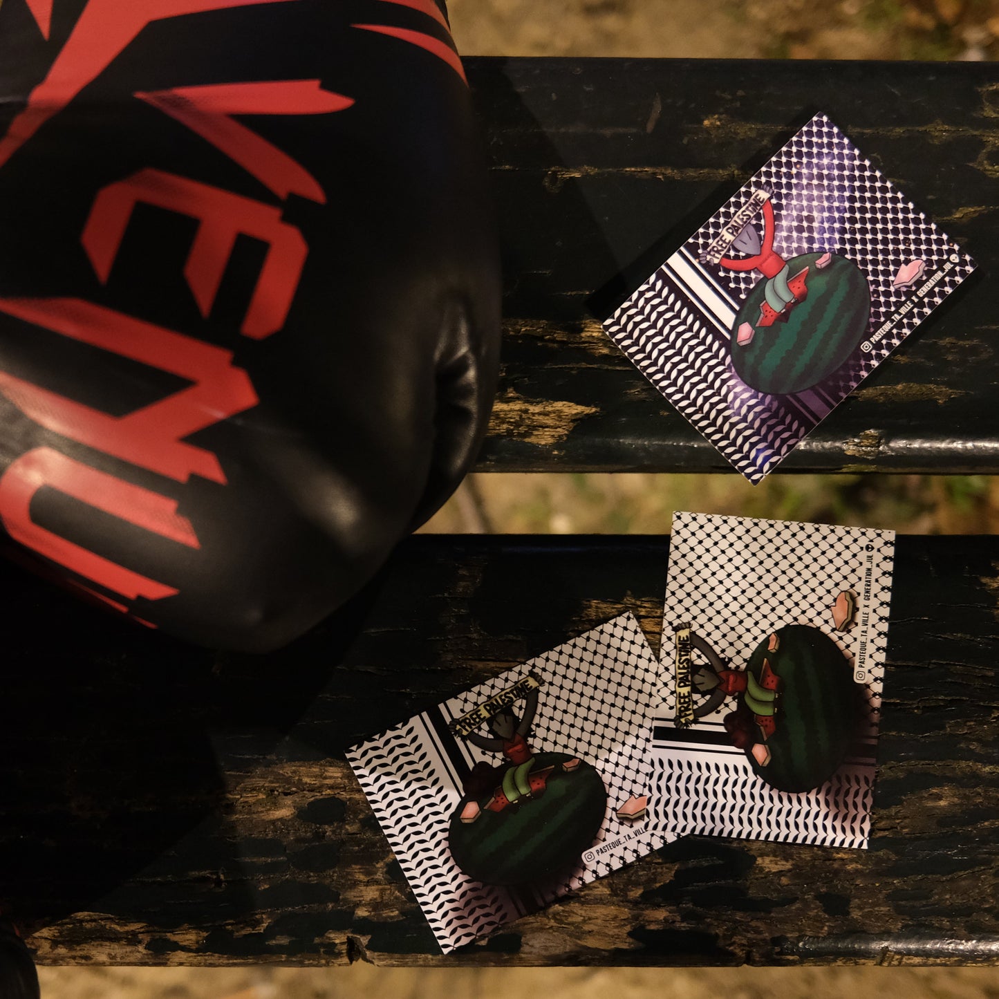 Collab' Génération Jul 👽 X Pastèque Ta Ville 🍉✊ - for Gaza Boxing Women